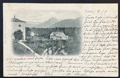 Cartolina epoca tarvisio - cartolina, d'