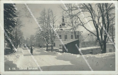 Be345 cartolina tarvisio - cartolina,