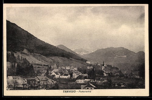 Cartolina tarvisio panorama - tarvisio,,