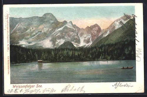 Cartolina tarvisio lago - cartolina,