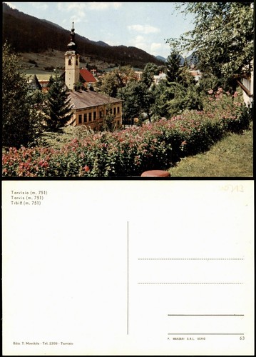 Cartolina tarvis tarvisio - cartolina,