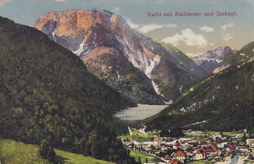 Cartolina tarvisio lago - cartolina, di