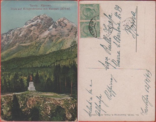 Cartolina tarvis - cartolina, (tarvisio)