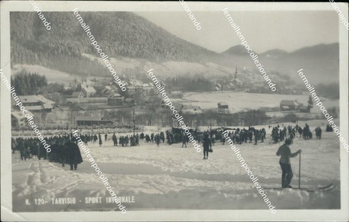 Bg89 cartolina tarvisio sport - tarvisio,