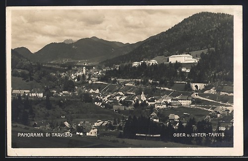 Tarvisio panorama cartolina - tarvisio,, panorama,
